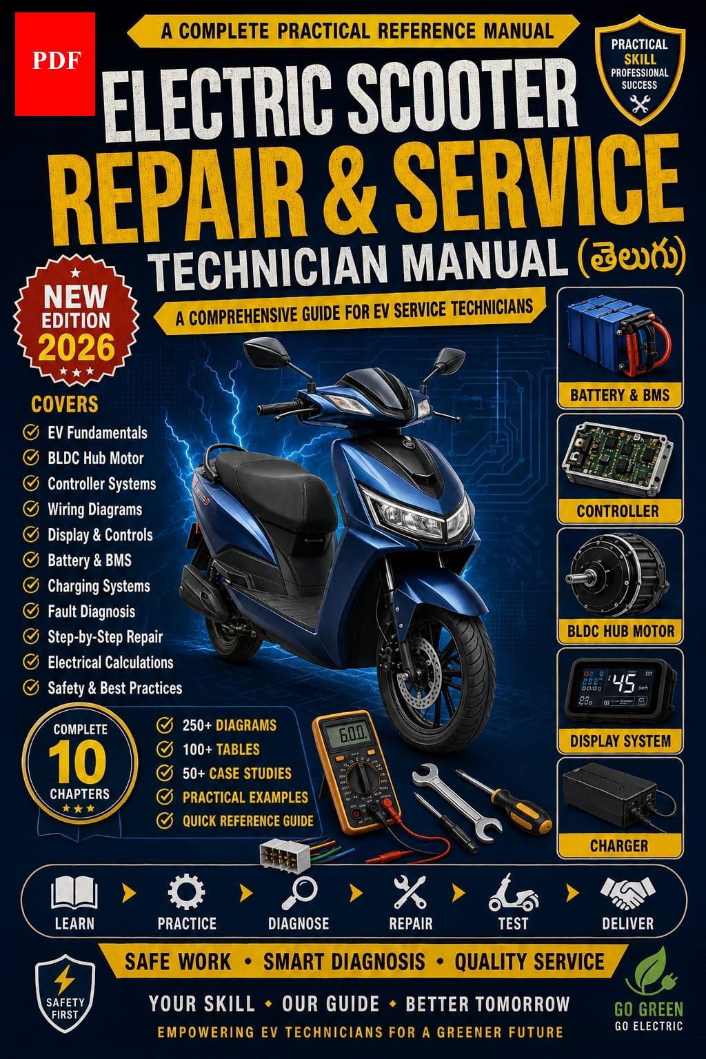 Electric Scooter Repairing Practical Technician Guide Telugu PDF